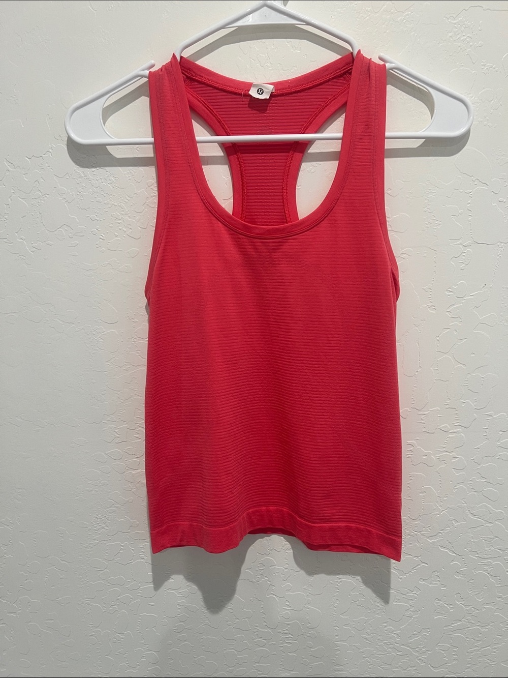 lululemon Swifty Tech Ribbed Racerback Tank, Size 2 — Glaze Pink, Waist length